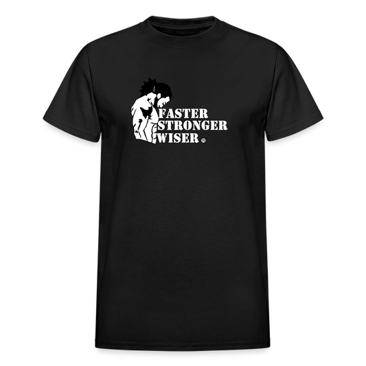 Faster Stronger Wiser LLC Gildan Ultra Cotton Adult T-Shirt - black